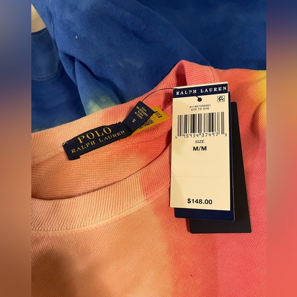 NWT Polo Ralph Lauren - Tie-Dye Terry Sweatshirt - Picture 7 of 7
